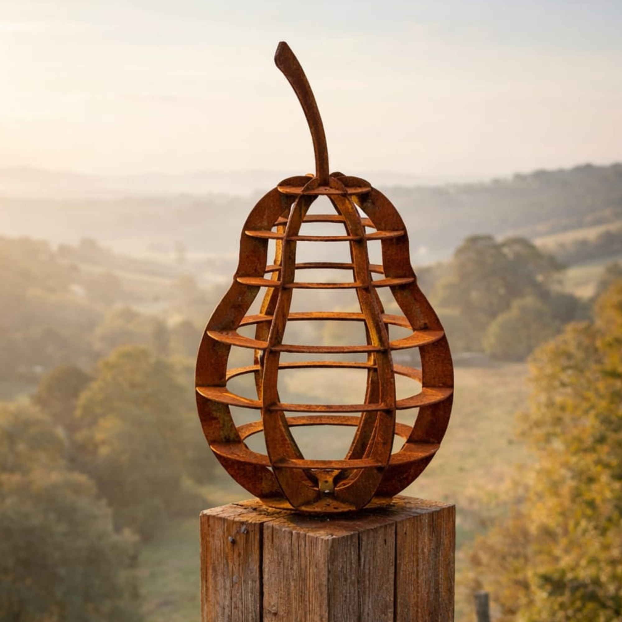 arden Sculpture Pear Form | Tall Modern Landscape Feature