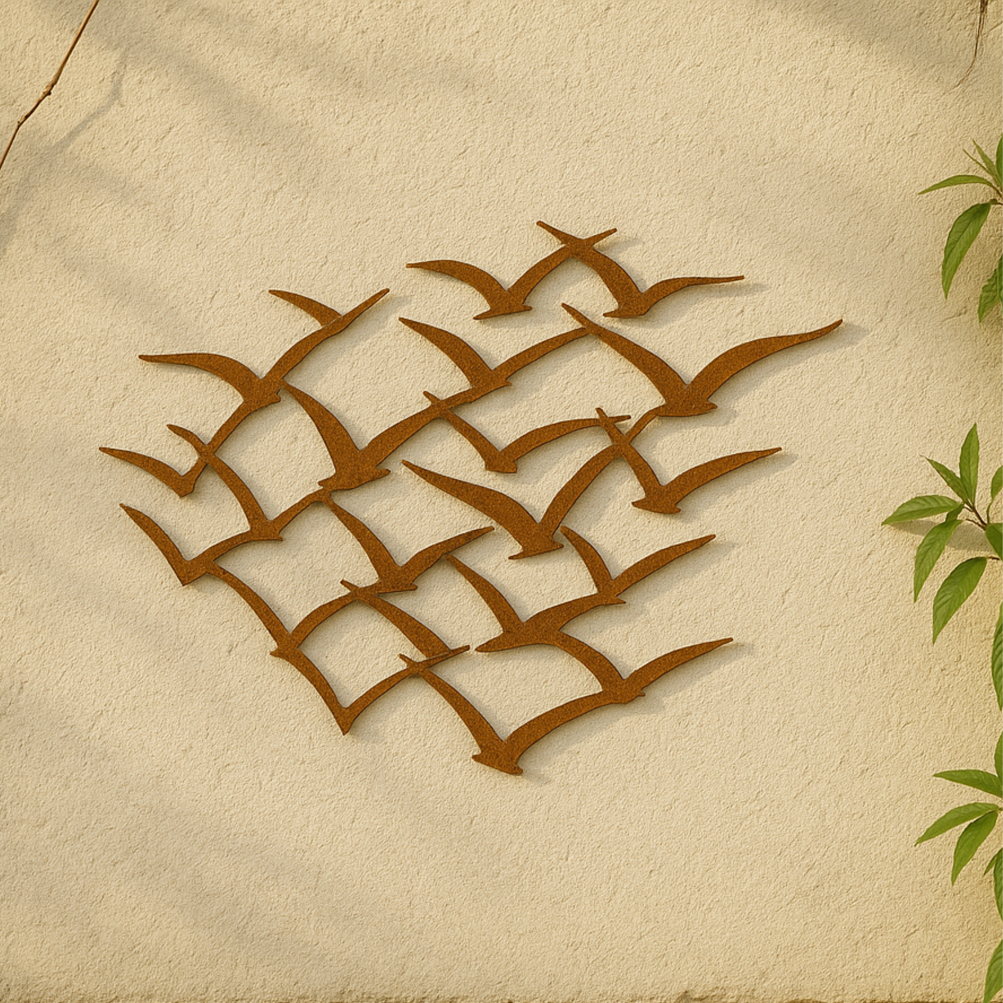 Murmuration Wall Art | Sculptural Garden Wall Feature